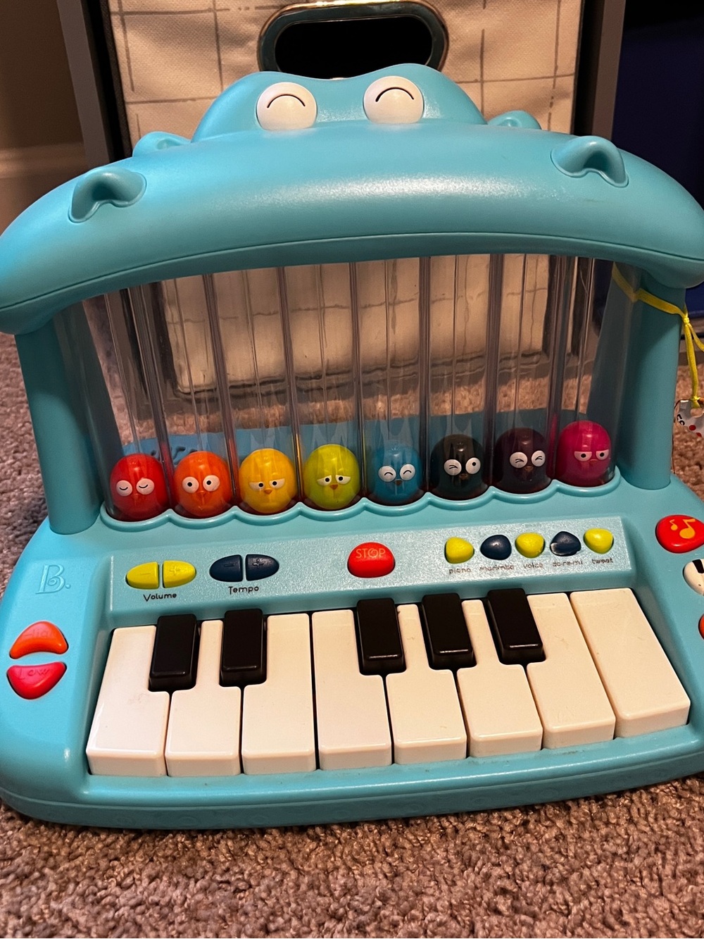 B. Toys Hippo Pop Toy Piano